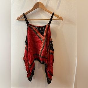 Mink pink asymmetrical tank top